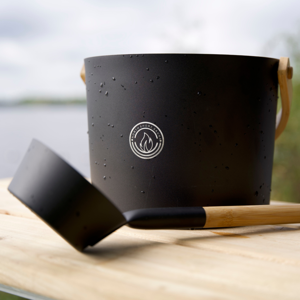 Product photo of a bucket and ladle